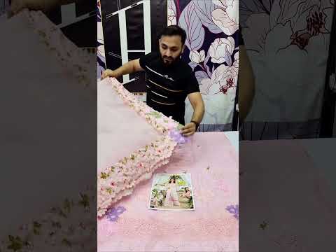 ELAF NEW PINK CHIKANKARI LUXURY LAWN COLLECTION