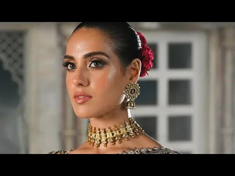 Qalamkar Black Exclusive Saree Net