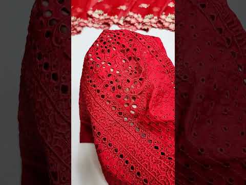 Bin Ilyas Red Premium Luxury Lawn Collection