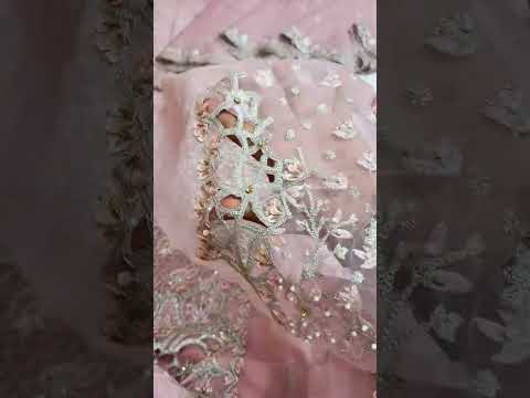 Rang Rasiya Pink Bridal Gharara Collection Organz