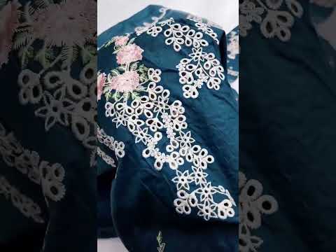 KAHF NEW BLUE CHIKANKARI LUXURY LAWN COLLECTION