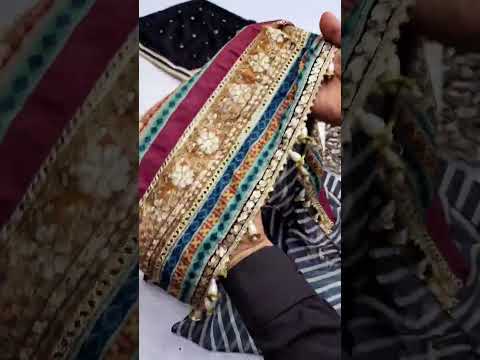 CHARIZMA NEW BLACK&WHITE CHIFFON PARTY WEAR