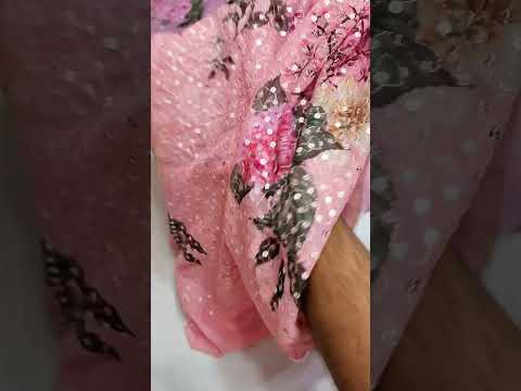 JAZMIN EXCLUSIVE CHIFFON UNSTITCHED 3PC PIECE SUITE