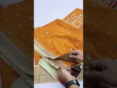 HADIZOUTFIT NEW ORANGE CHIFFON GHARARA