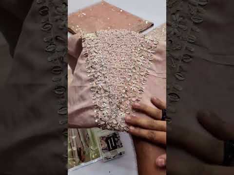 HUSSAIN REHAR NEW RAW SILK DRESS