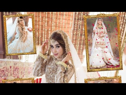 Mahnoor White Bridal Collection Net Gharara