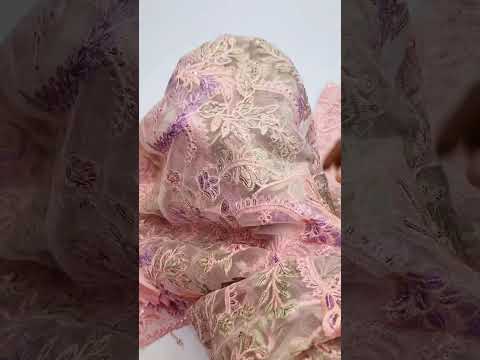 ZARIF PEACH FORMAL NET COLLECTION