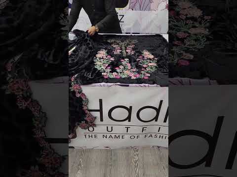 ASIFA NABEEL NEW BLACK VELVET PARTY WEAR