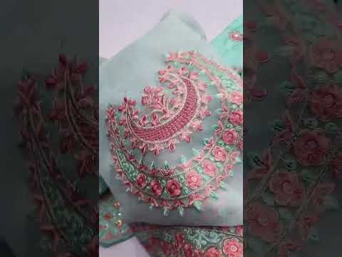 HUSSAIN REHAR NEW SKY BLUE SILK PARTY WEAR