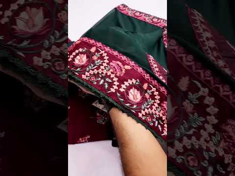 BATIK NEW MAROON COTTON PARTY WEAR