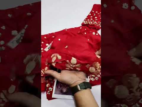 HUSSAIN REHAR NEW RED SILK PARTY WEAR