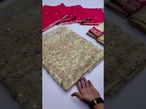 HARIS SHAKEEL MESURI HAND EMBELLISHED 4PCS COLLECTION