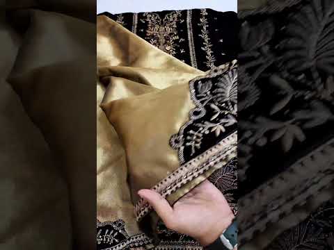 Tawakkal Fabrics Embroidered Velvet Suits