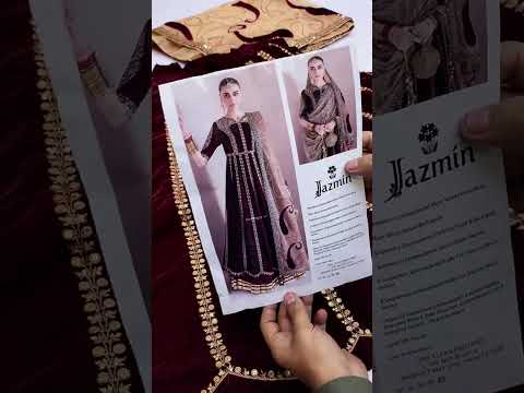 JAZMIN NEW VELVET PARTY WEAR FROCK