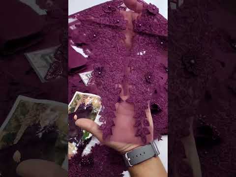 MARIA.B NEW PURPLR CHIKANKARI LAWN COLLECTION