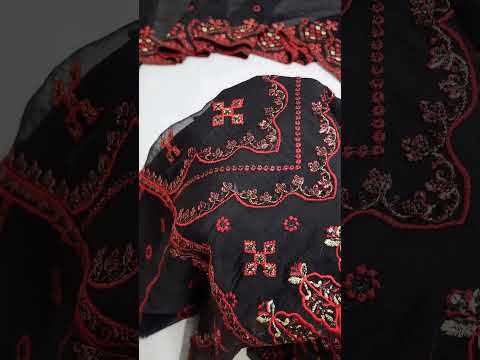 Lallaria by Noorma Kaamal Embroidered Chiffon Suit Unstitched 3 Piece