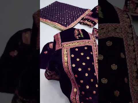 ANEELAS NEW VELVET PARTY WEAR