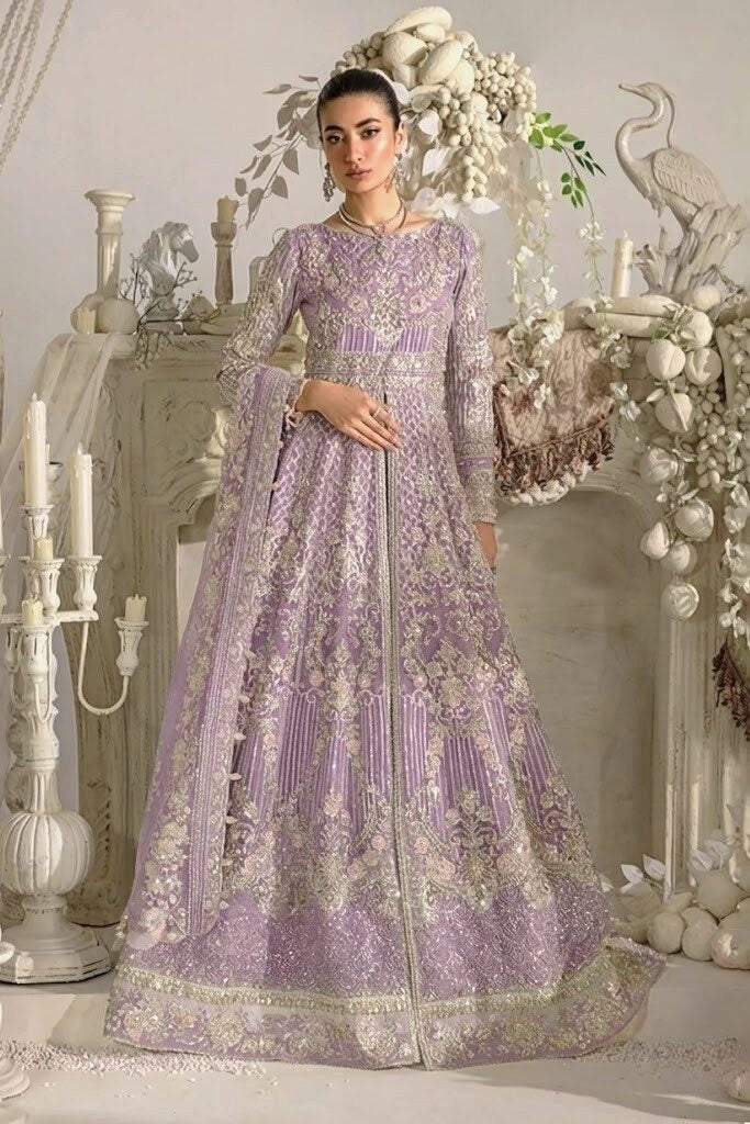 ELAF NEW LIGHT PURPLE BRIDAL MAXI