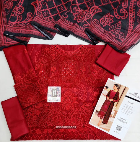 PARISHAY EMBROIDERED LUXURY LAWN COLLECTION - UNSTITCHED