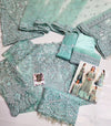IMROZIA NEW MINT NET PARTY WEAR GHARARA