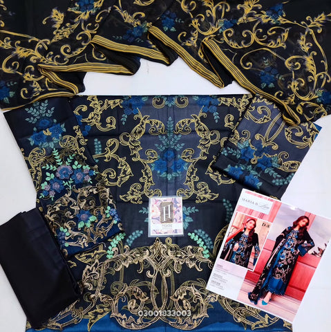 MARIA B LUXARY PRINTED LAWN COLLECTION UNSTITCHED 3 PIECE SUITE