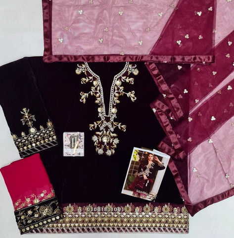 ANAS ABRAR NEW VELVET COLLECTION