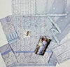 QALAMKAR NEW GREY CHIKANKARI LUXURY LAWN COLLECTION