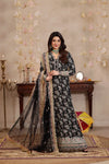 ANEELAS NEW BLACK RAW SILK PARTY WEAR FGEZ-022