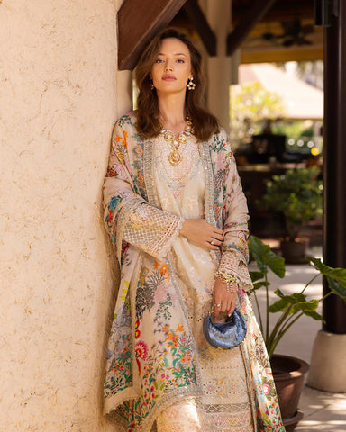 FAIZA SAQLAIN EMBROIDERED LUXURY LAWN COLLECTION