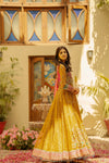 NAMEERA BY FAROOQ YELLOW NET BRIDAL MAXI AZEZZ-153