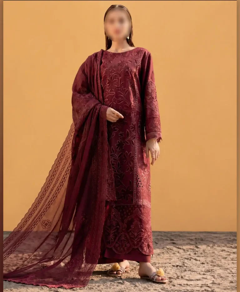 MAHNUR NEW CHIKANKARI LUXURY LAWN COLLECTION