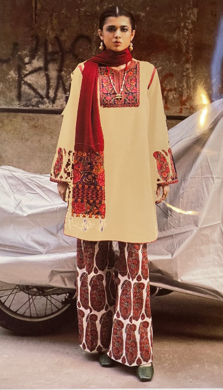 JUGNU EMBROIDERED LUXURY LAWN COLLECTION