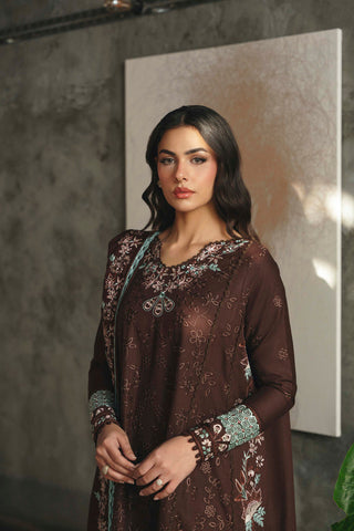 HADIZOUTFIT BROWN NEW LUXURY LAWN COLLECTION