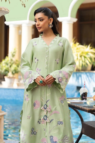 HADIZOUTFIT NEW PISTA KAAFTAN STYLE SILK PARTY WEAR DEZZ-115