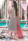 Asim Jofa new Grey Organza party wear