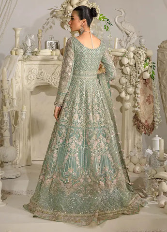 Evara By Elaf Embroidered Organza Maxi Unstitched 3 Piece EF24EF EFE-02 Elsa - Formal Collection
