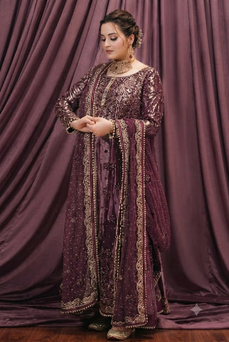 HARIS SHAKEEL NEW FALSA MAYSOORI BRIDAL WEAR IEZZ-095
