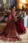 AFROZEH NEW CHIFFON MEHROON BRIDAL WEAR AZFZ-114
