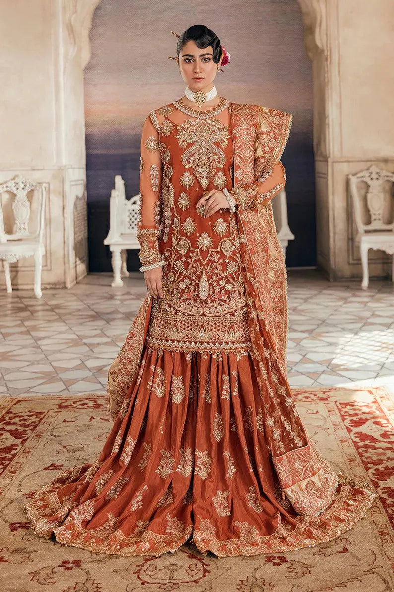 AFROZEH NEW EXCLUSIVE BRIDAL GHARARA COLLECTION