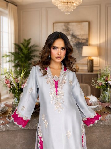 HADIZOUTFIT NEW KAAFTAN STYLE SILK PARTY WEAR GEEZ-075