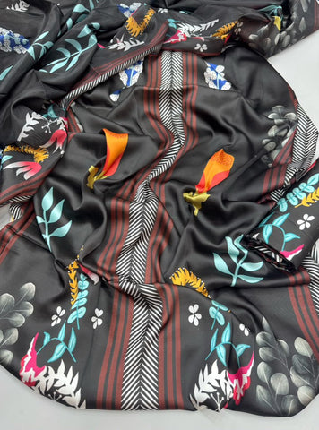 HADIZOUTFIT NEW DIGITAL PRINTED SILK PARTY WEAR BEZZ-5060