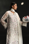 MARIA B NEW WHITE EXCLUSIVE ORGANZA PARTY WEAR FEZZ-117
