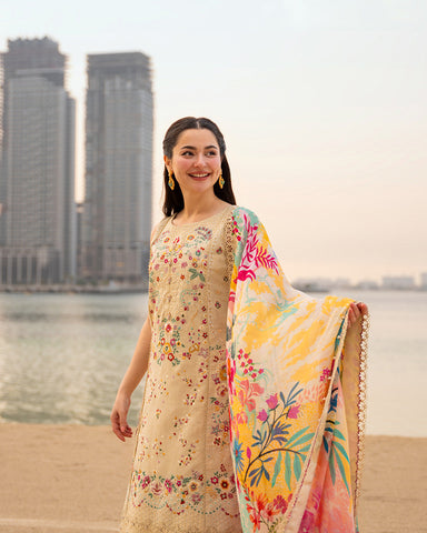 FAIZA SAQLAIN EMBROIDERED LUXURY LAWN COLLECTION