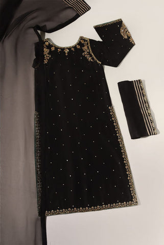 AGHA NOOR NEW VELVET DRESS