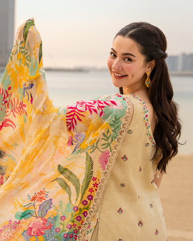 FAIZA SAQLAIN EMBROIDERED LUXURY LAWN COLLECTION