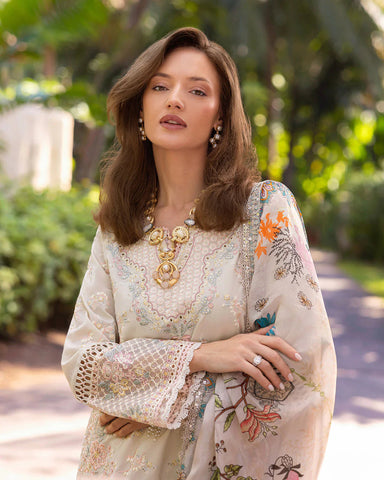 FAIZA SAQLAIN EMBROIDERED LUXURY LAWN COLLECTION