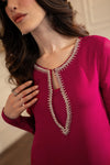 LULUSAR NEW RED RAWSILK PARTY WEAR