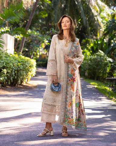 FAIZA SAQLAIN EMBROIDERED LUXURY LAWN COLLECTION