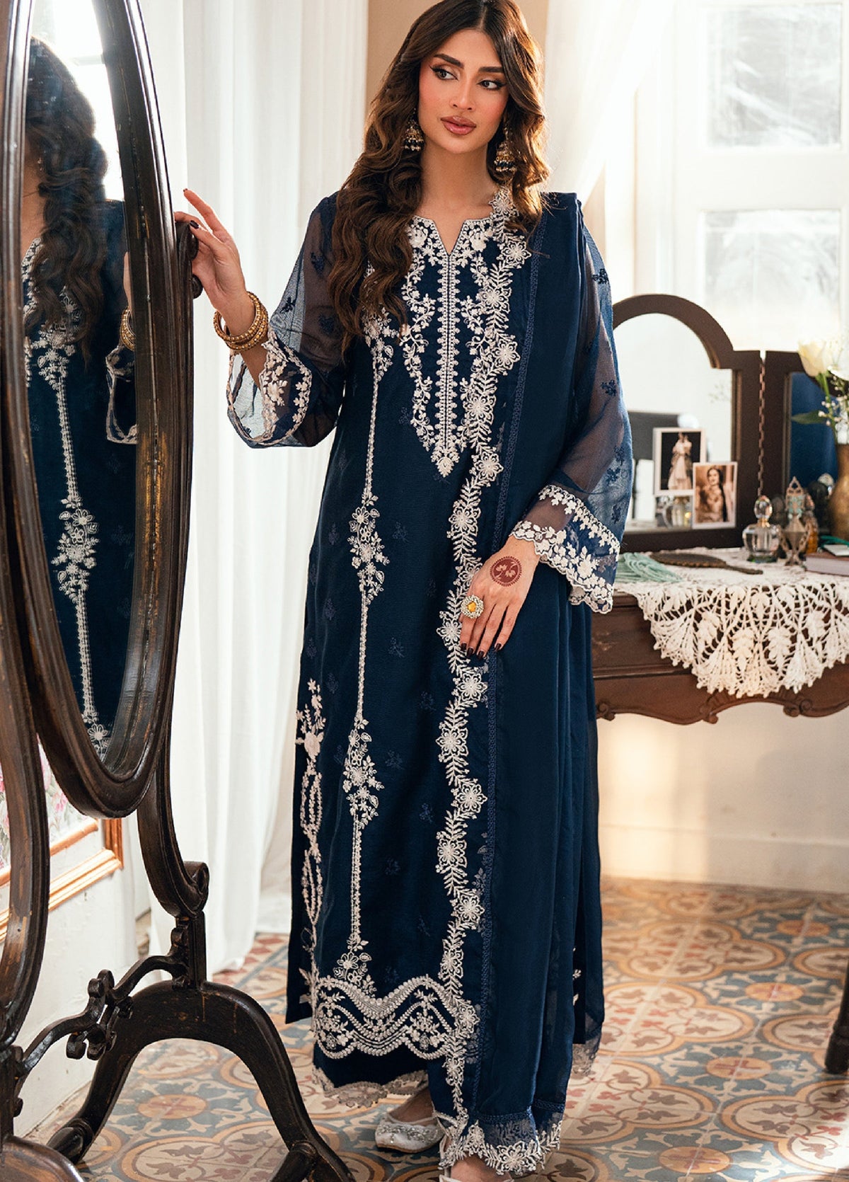 AZURE NEW EMBROIDERED LUXURY LAWN COLLECTION
