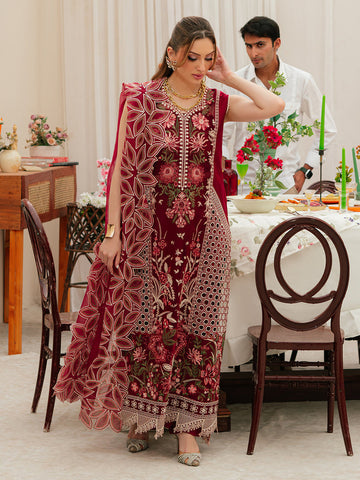 MAHNUR NEW CHIKANKARI LUXURY LAWN COLLECTION